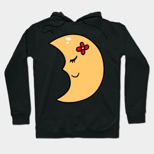 Cute Crescent Moon Hoodie